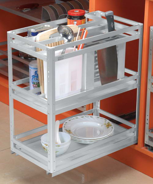 aluminum drawer basket