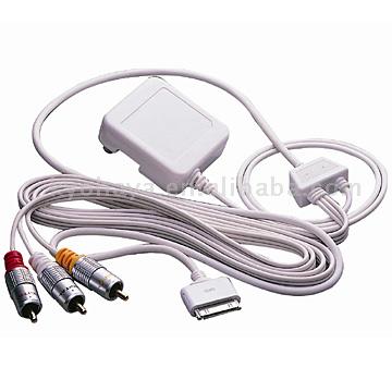 mp4 charger with AV cable 