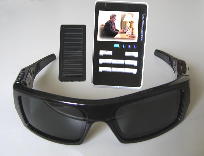 2.4Ghz wireless spy camera sunglasses with DVR