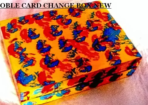 DOUBLE CHANGE CARD BOX WOOD