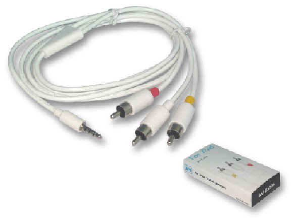 MP4 Video/Photo AV Cable(GS-IP016)