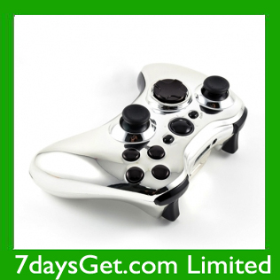 Chrome Replacement Housing for Xbox 360 Controller