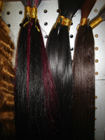 dyed bulk hair