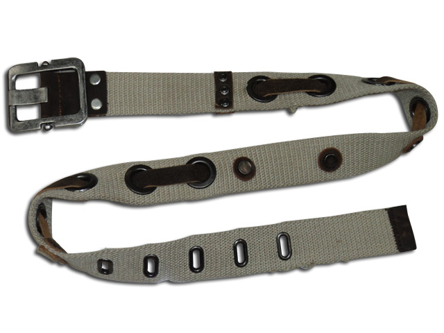 Eyelet Canvas Belt 