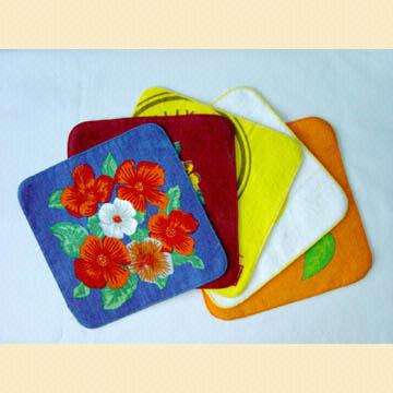 100% Cotton Hand Towels with Nice Printings 