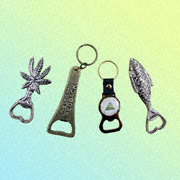 Metal Bottle Openers in Different Platings 