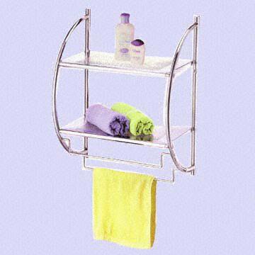 Two-Layer and Two-Hanger Lotion Towel Rack 