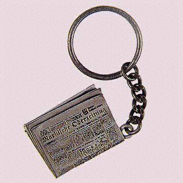 NP-1 3D Zinc Alloy Die Casting Newspaper Shape Key