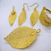 Natural Leaf Jewelry