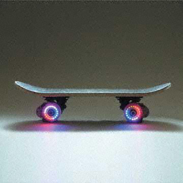 Durable Skateboard with Flashing Wheels  