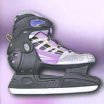 Ice Skates with Flexible Cuff for Ultimate Comfort