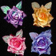  Iridescent Sateen Artificial Flower 