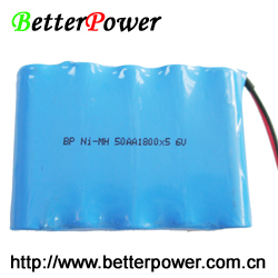 NiMH rechargeable battery,50AA1800mAh BPI