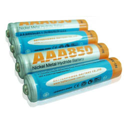 Nimh rechargeable battery,44AAA850mAh BPI