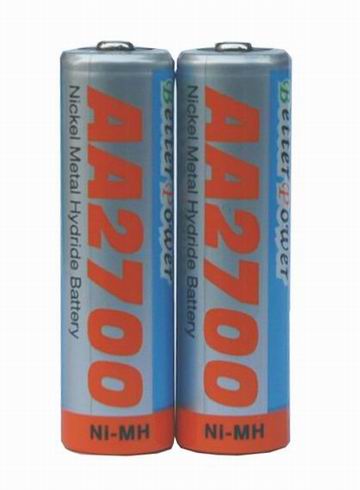 nimh rechargeable battery,50AA2700mAh