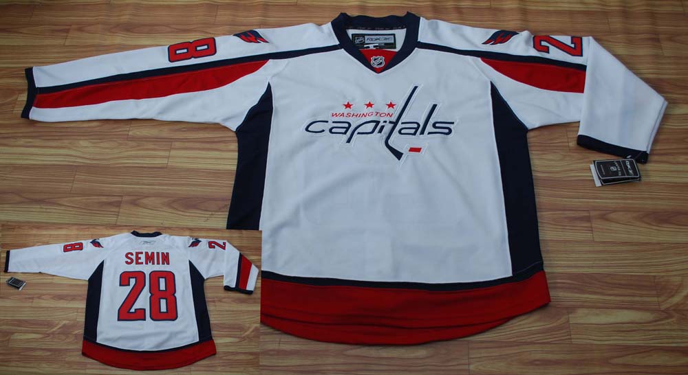 #28 ovechkin Washington white nhl jersey(Paypal)