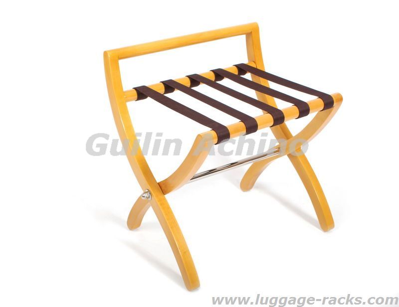 Wooden Luggage Rack 