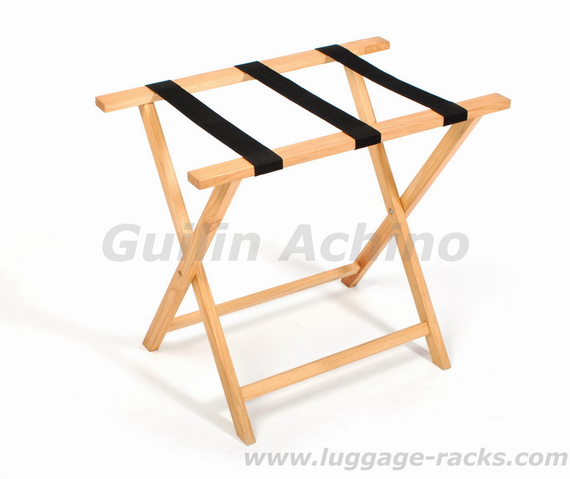 Wooden Luggage Rack 