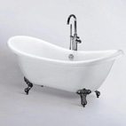 Double Slipper Acrylic Tub