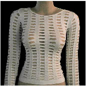 Long Sleeve Mesh Top