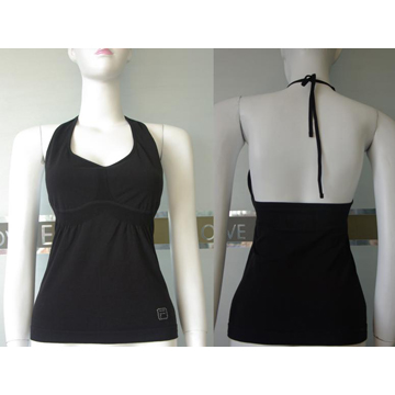 Leisure backless tops