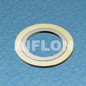 Spiral wound gasket with outer ring