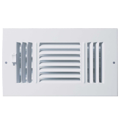 Sidewall Register , Ceiling Register 3-Way