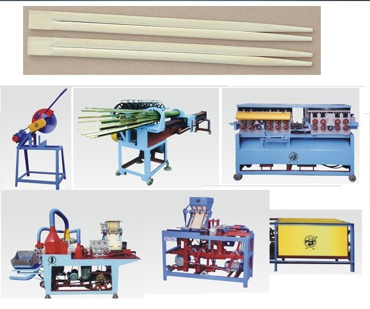 bamboo chopsticks machine, bamboo chopsticks producing line