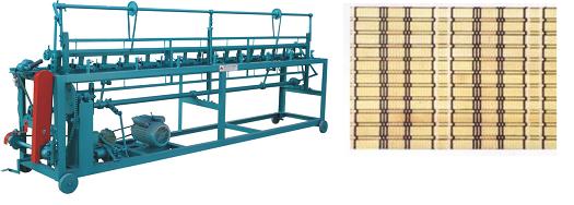 Bamboo curtain/plain/mat weaving machine