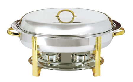 Gold Accented Oval Chafers