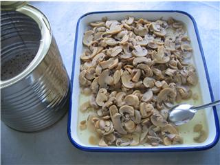 Canned Mushrooms in Brine