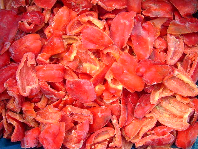 IQF red peppers