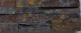 Slate and quartzite cultural stone panels