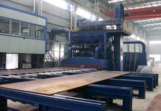 Roller conveyor shot blasting machine Q69 series