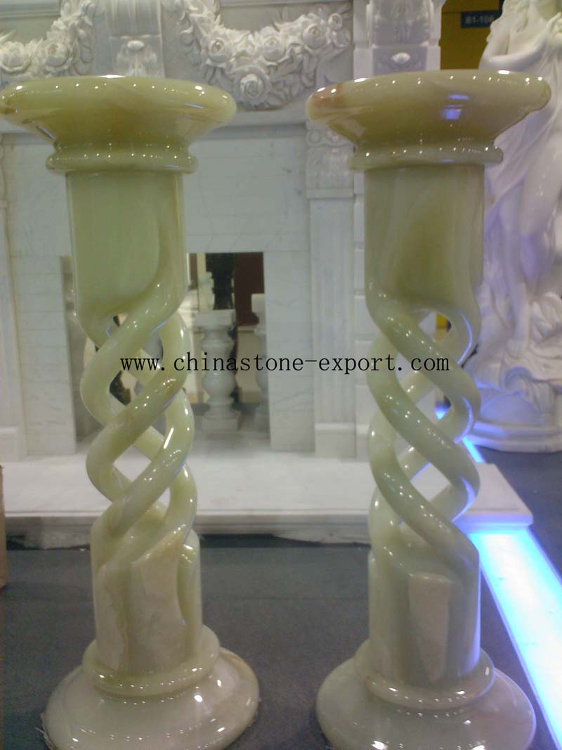 Antique Jade column