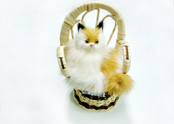 Fur Animal craft, Holiday Gift & Decoration, Valen