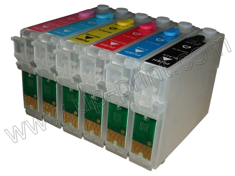 Refillable Ink Cartridge for EPSON Artisan 700/800/710/810 