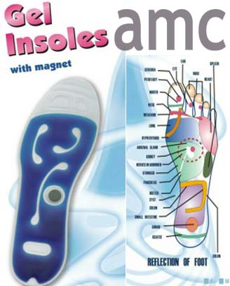 Magnetic gel insoles