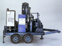 As mobile lubricating oil purifier plant