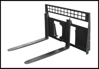 pallet fork for skid loader