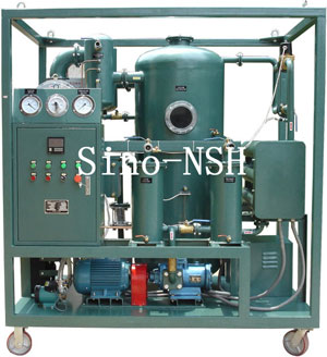 mobile oil purifier for recycling dirty lube oil