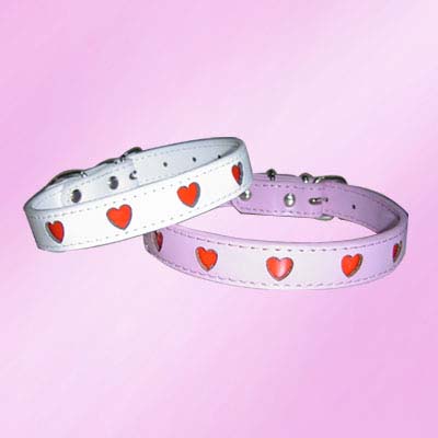 Heart Pattern Dog Collar