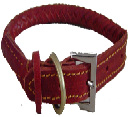 cowskin Dog Collar thick collar