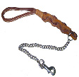 Pet Chain leash leather chain leash