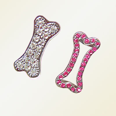  Alloy Pet Charm, pet letters, crystal letters