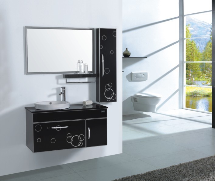 supply  stainless steel bathroom cabinet-AN8005