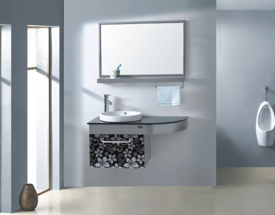 Offer  stainless steel bathroom cabinet-AN8006