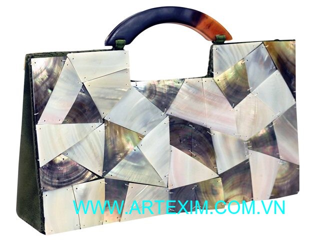 Mother of Pearl Handbag, Mop Handbag, Shell Handba