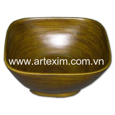 Bamboo Bowl, Lacquer Bowl, pressed bamboo Bowl, co