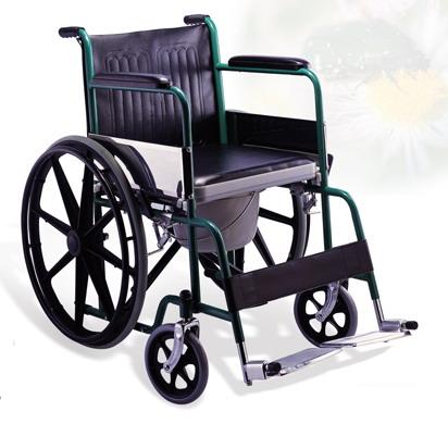 Steel Commode Wheelchair